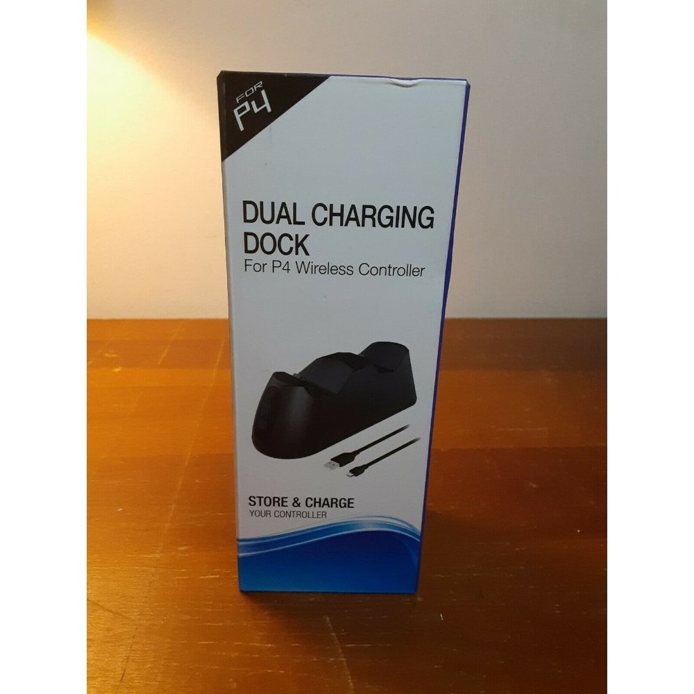 Dobe PS4 Wireless Controller Dual Charge Dock Station for PS4 Slim Pro NEW
